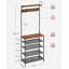 Kirkhill 68 cm W Hall Tree with Storage Bench and Shoe Storage
