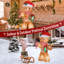 Christmas LED Lights Gingerbread Nativity Set