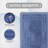 Jacole 100% Cotton Tufted 3 Piece Bathroom Rug Set, Reversible, Super Absorbent & Extra Soft Machine Washable Bath Rug Ideal for Shower & Tub Areas-480057944-535827244