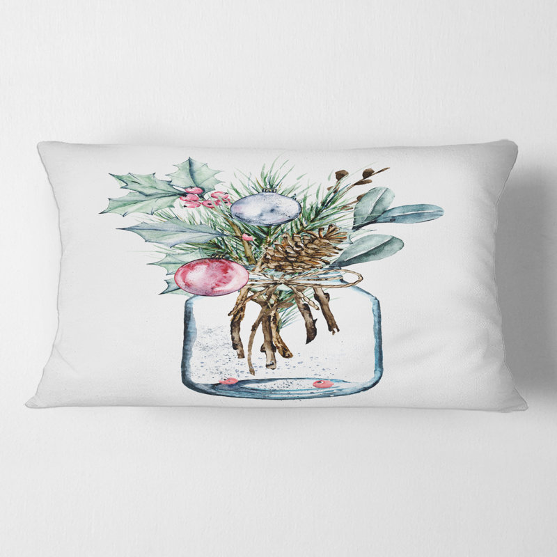 Floral Throw Pillow