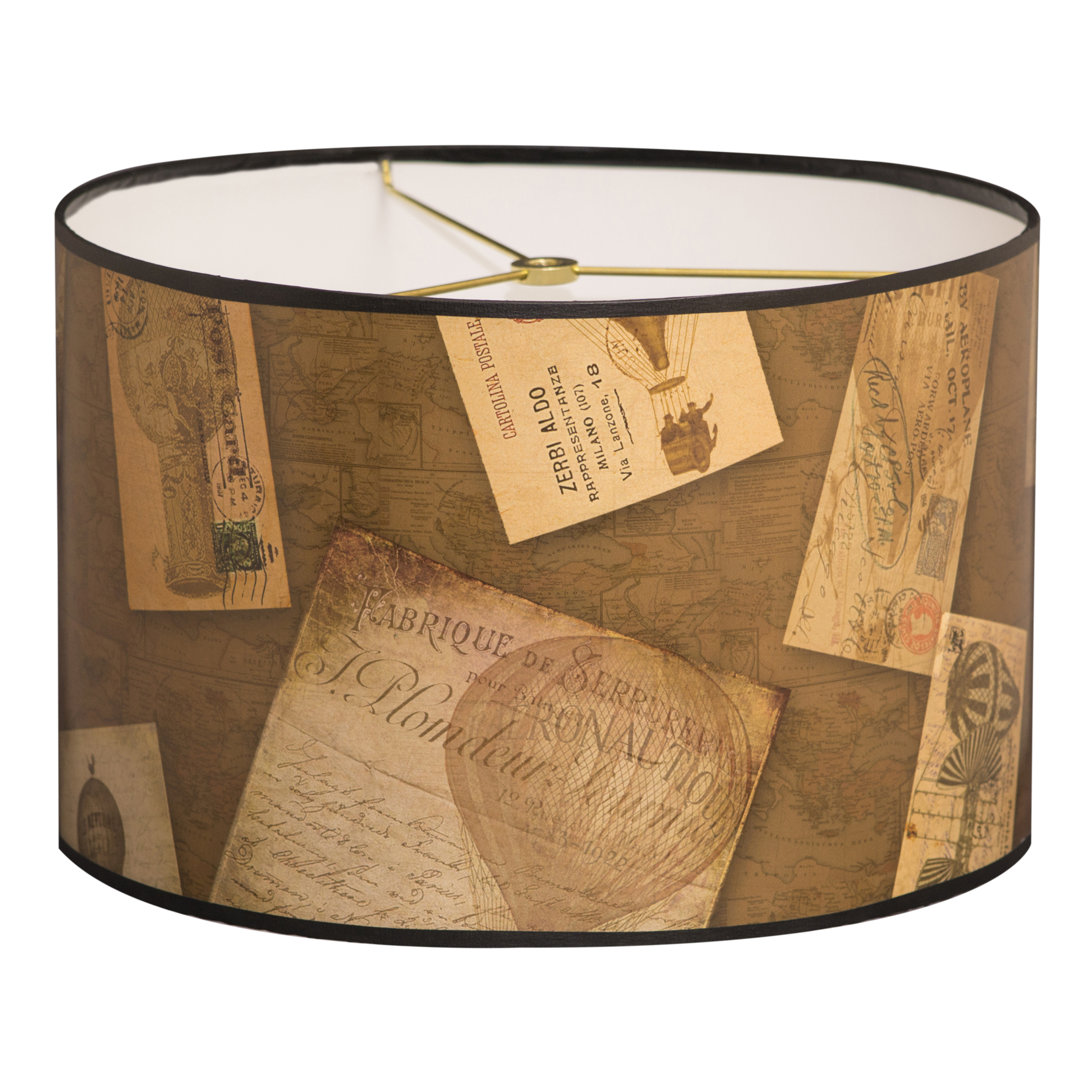 8'' H Paper Drum Lamp Shade Ebern Designs