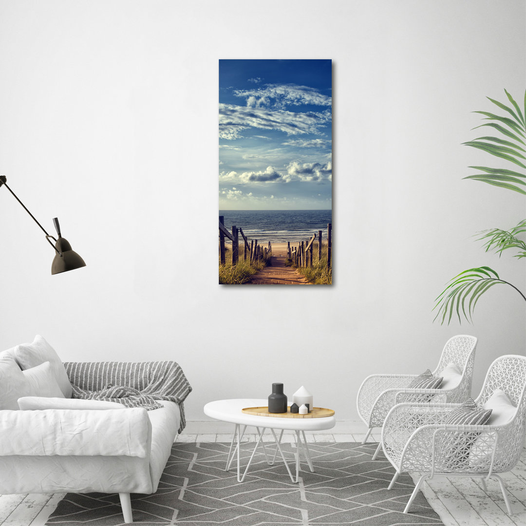 Leinwanddruck - Wandkunst - Drucke auf Leinwand - 60X120 Bild Bildthema: Obst und Wasser