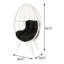 Chaise de patio avec coussin amovible