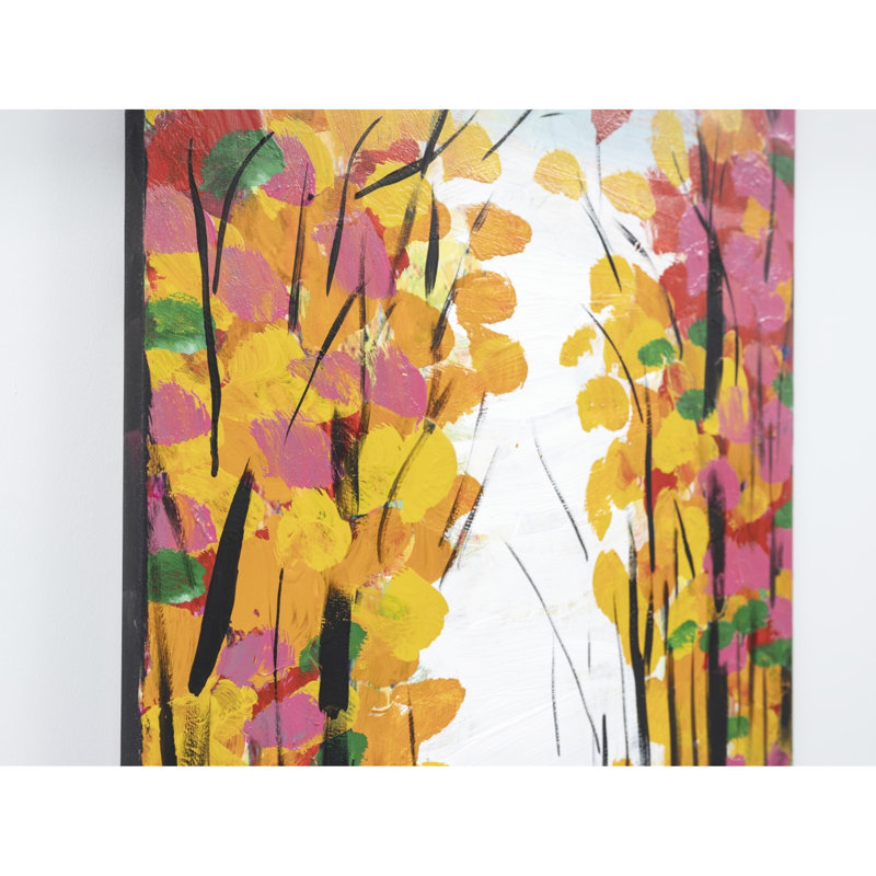 46,94 po X 19,05, art printanier sur toile de printemps - 47 po 19 po