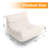 Uncompressed Monett 32" W Bean Bag Lounge Chair-558145582