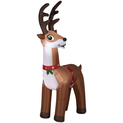 Renne gonflable de Noël