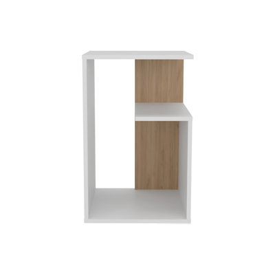 Side Table 25" H, 1 Shelf