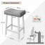 Upholstered Bar Stool with Iron Frame-2096244112-2096244123