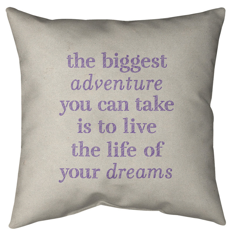 Coussin de sol, 40 po x 40 po, Blanc / Mauve