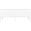Lit de jour blanc simple avec lignes épurées, multi-usage dans la chambre à coucher ou le salon, système de support solide, rangement sous le lit de jour, avec élégance simple, chambre double, système robuste-1648484938-1648484939