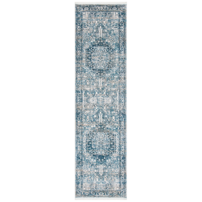 Rumsey Performance Oriental Rug, Runner 2'2" x 10'