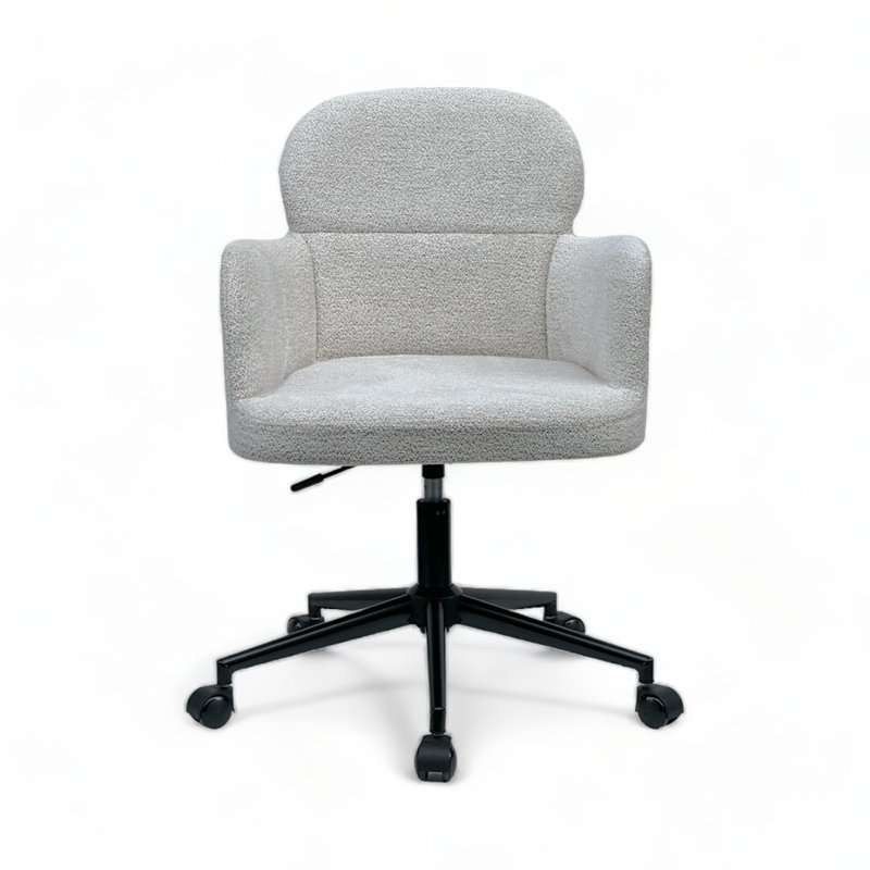 Chaise de bureau, Crème / gris anthracite
