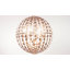 Lustre tambour 6 lumières à abat-jour Dufren-1511284666