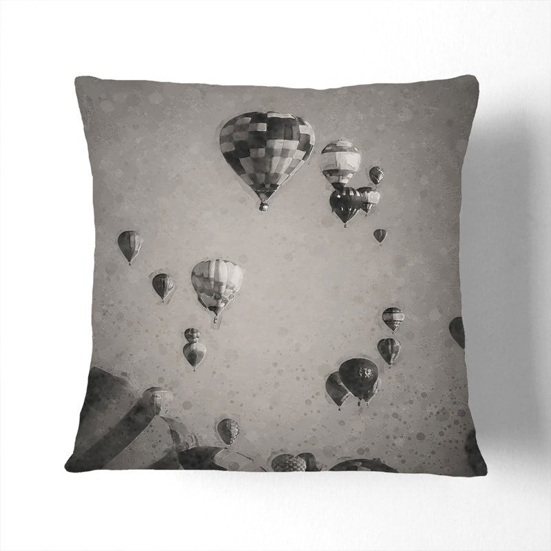 Square Throw Cushion, 40cm H x 40cm W x 15cm D, Stone