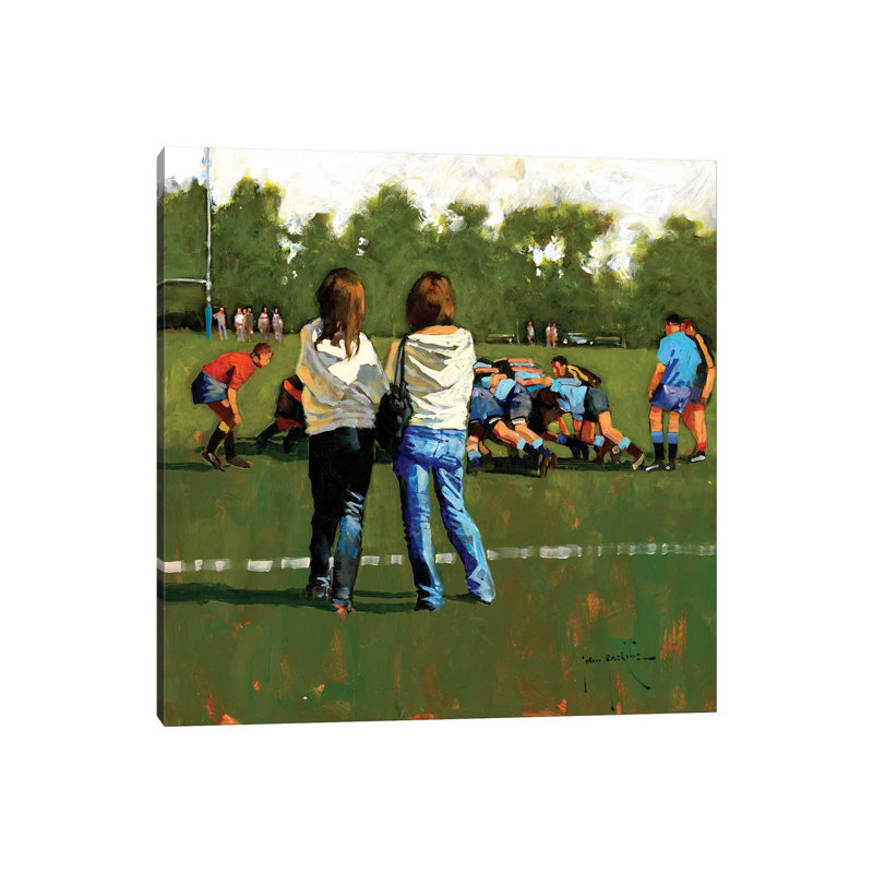 The Supporter's Club 1 Piece Wrapped Canvas Painting, 93.98 cm H x 93.98 cm W