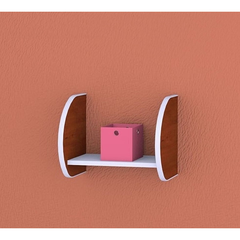 Arrin Floating Shelf, 34cm H x 44cm W x 25cm D, Brown