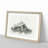 Mountain in Scotland in Abstract - Picture Frame Graphic Art Print-55726667-55726672