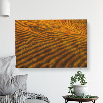 Sand Patterns - Wrapped Canvas Painting