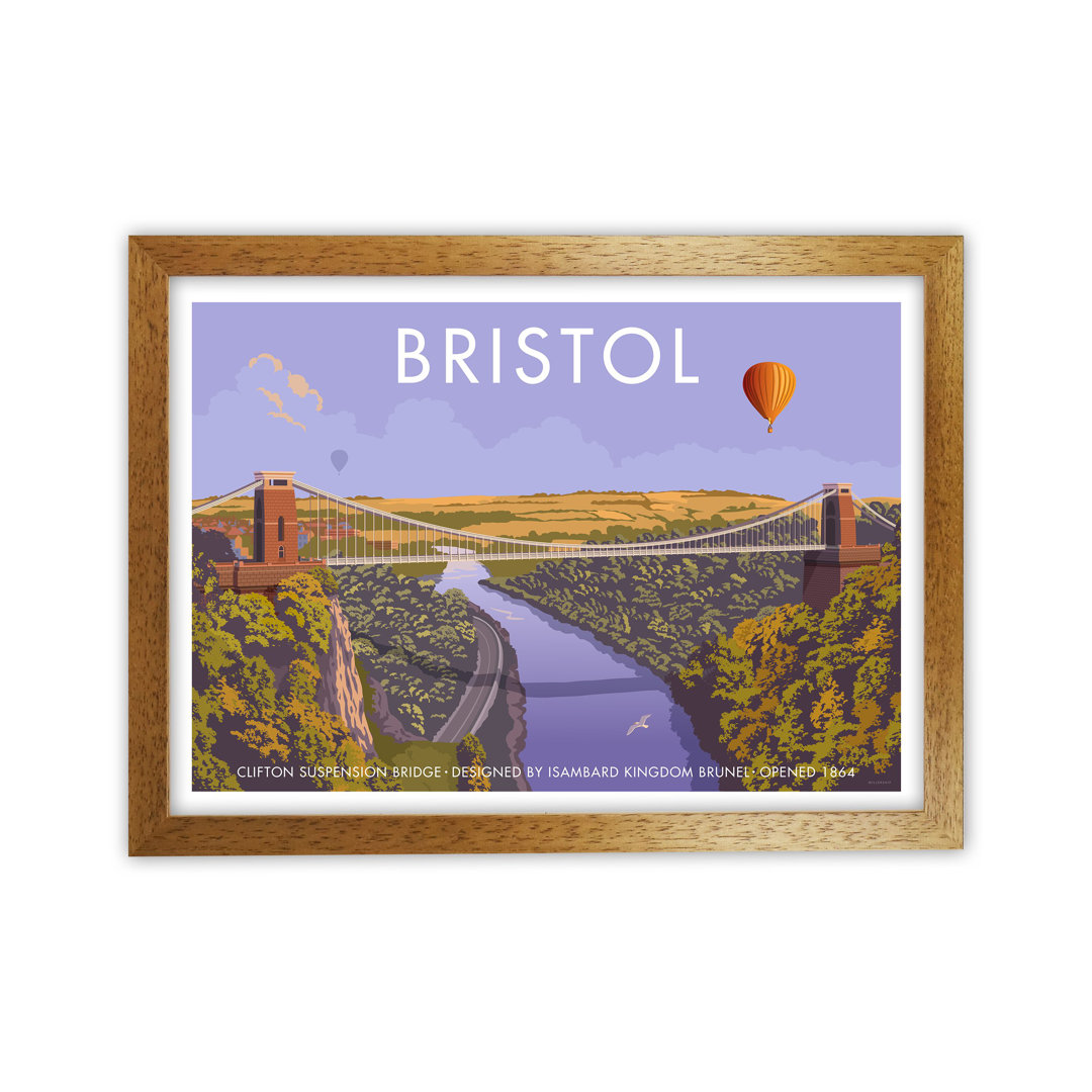 Bristol Clifton Travel Art Print By Stephen Millership 30 X 40Cm / White Grain