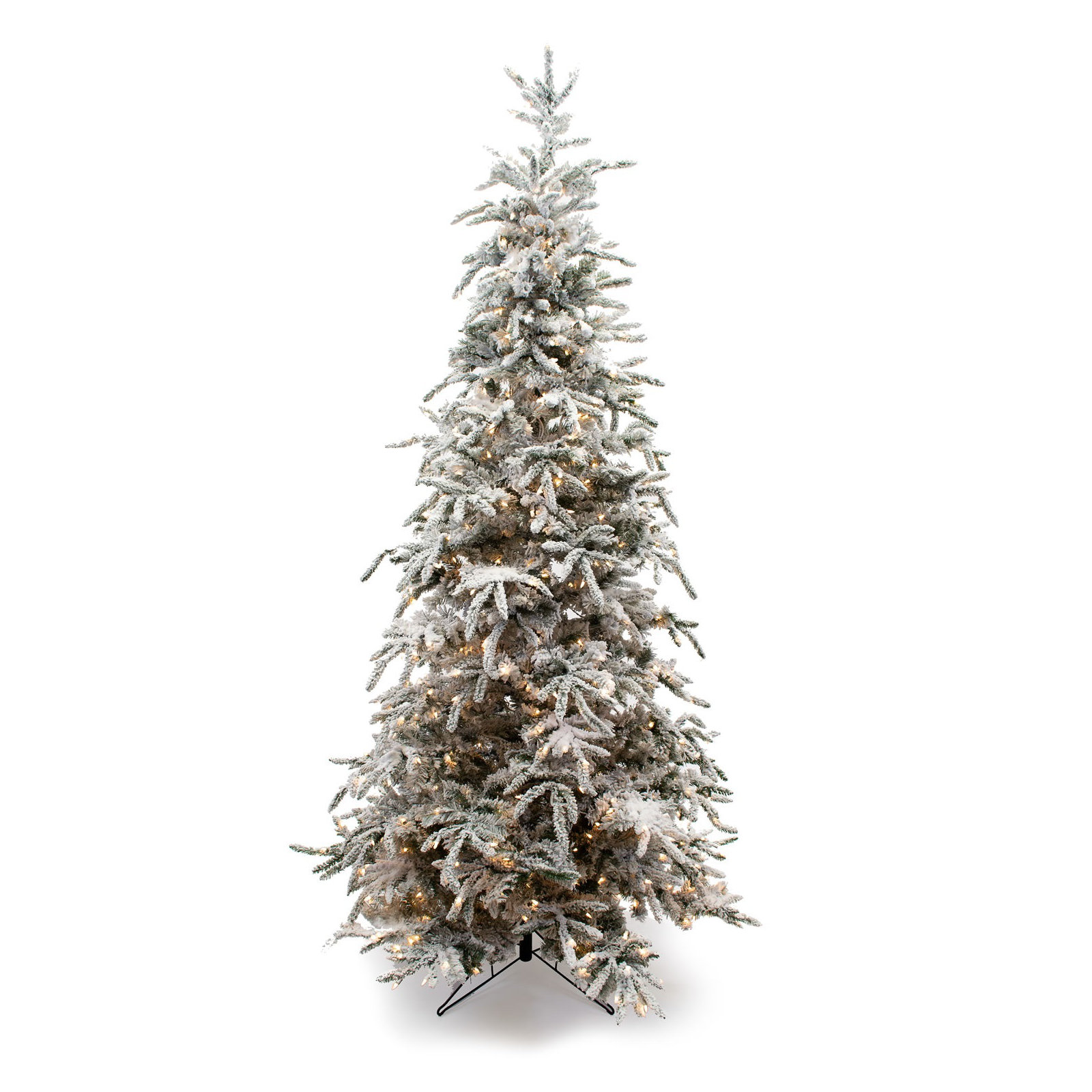 Lighted Artificial Balsam Fir Christmas Tree, 12 ft.