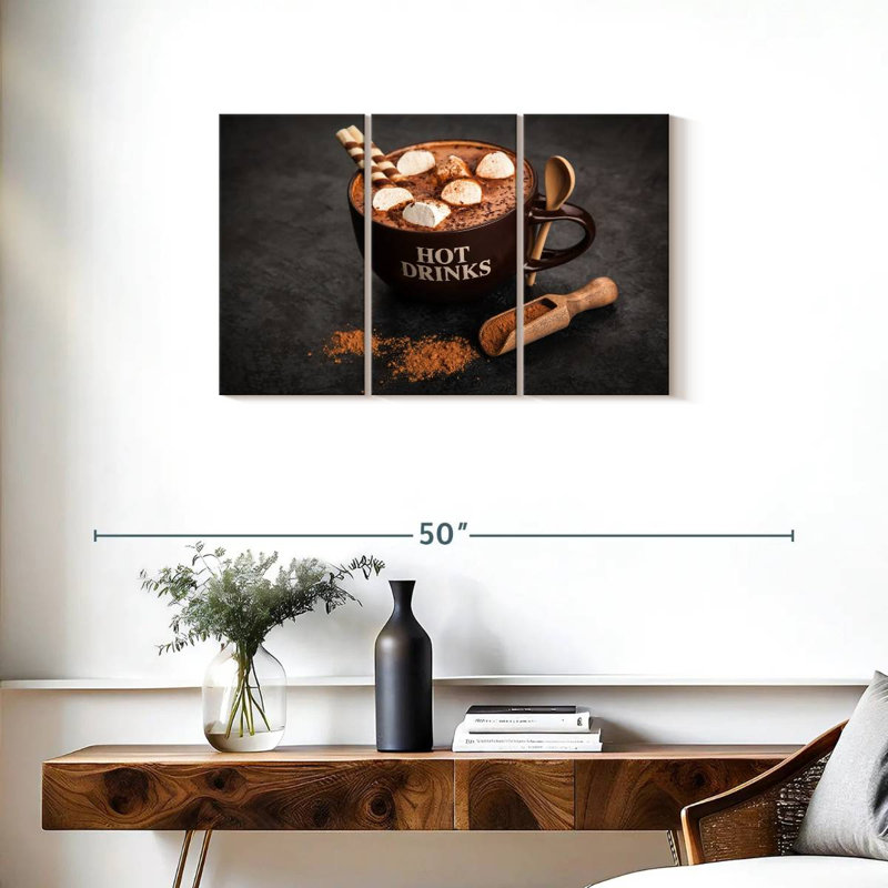 Yarlin Hot Cocoa, 20" H x 33" W