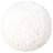 Sanchez Modern Shaggy 20" Round Pouf Ottoman