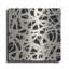 Art mural luxueux en métal «Endless Circles Back» par Wild Apple, 12 po x 12 po-1527038037
