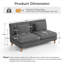 3 Seater Cotton Loveseat-166191264