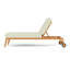 Alpine Outdoor Teak Chaise Lounge-1700104438