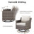 Red Barrel Studio® Outdoor Patio Rocker Swivel Chairs,Patio Wicker Rattan Chair Set Of 2 With Cushions, All-Weather PE Rattan Outdoor Conversation Set For Balcony, Poolside, Porch,-1120947947
