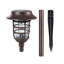 Ensemble de 4 lumières bronze bronze pour sentier solaire-115876638