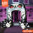 8Ft Halloween LED Inflatable Skeleton Arch Yard Decor