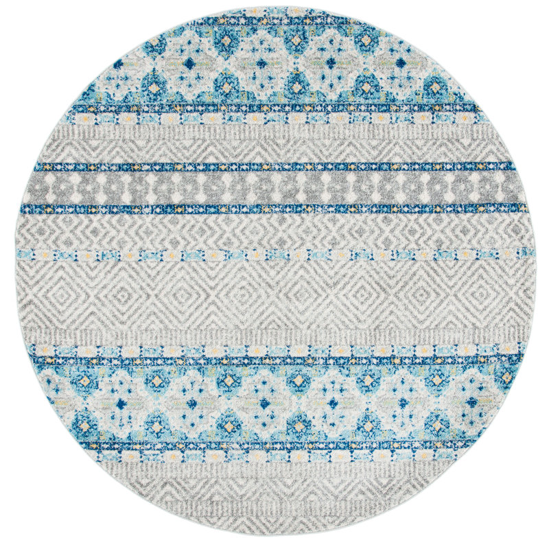 Sevier 700 Performance Southwestern Rug, Round 6'7"