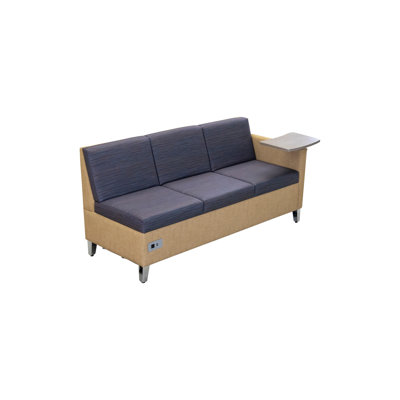 AmTab - SoftSeating-11-EC - Soft Seating - 3 Seat Sofa with 1 Arm on the Right - 27.75"W x 69.5"L x 32.5"H