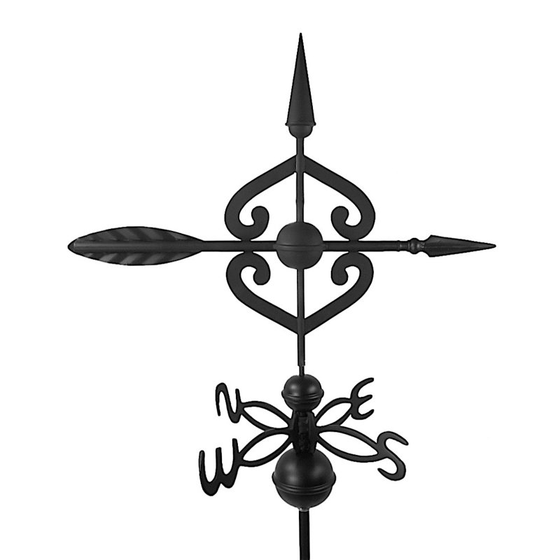 Bellaire 40'' H Aluminum Novelty & Humor Weathervane, Black
