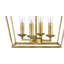 Luminaire suspendu géométrique 4 lumières Joyce