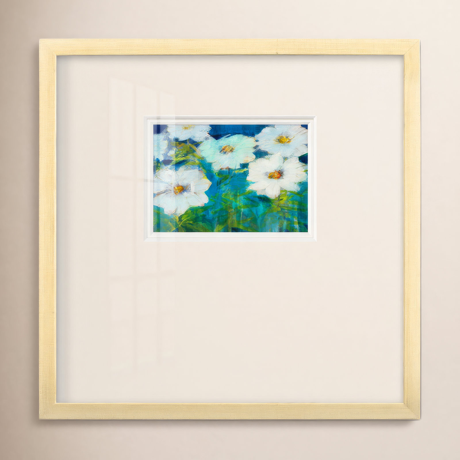 Field Day, 17" H x 17" W x 1.25" D, Natural Frame
