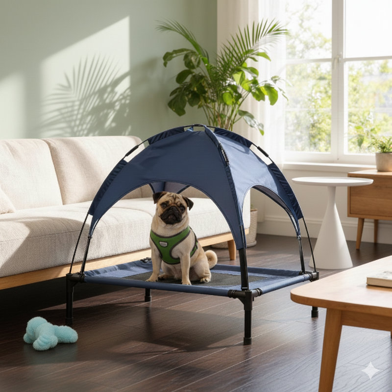Lit pour chien surélevé et portatif