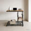 Table mobile C, table de bureau avec planche à dessin inclinable, table d'appoint