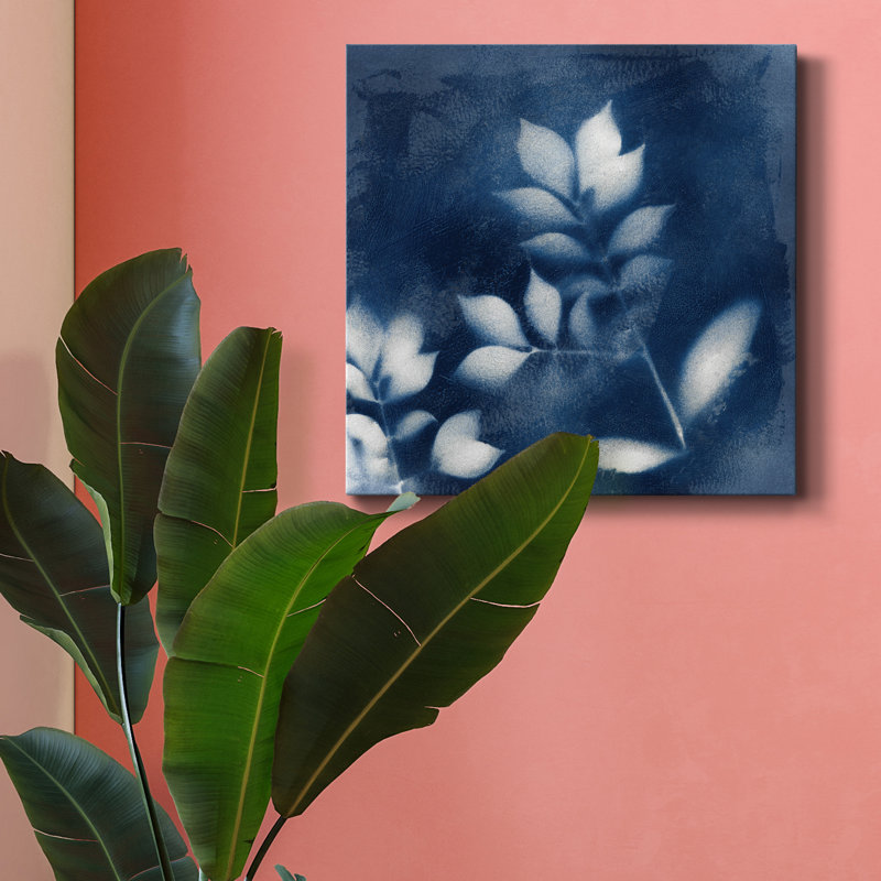 Nature's Indigo III-Premium Gallery Wrapped Canvas - Ready To Hang - Wrapped Canvas Print, 16'' H x 16'' W x 1.5'' D