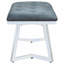 Banc rembourré capitonné