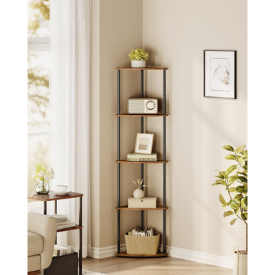 Superfast Toolless Assembly, 5-Tier Corner Shelf