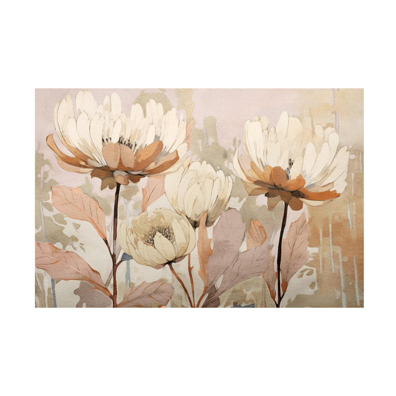 Art sur toile Sasha Fields of Peach_ALI73089, H 16 po x l 24 po