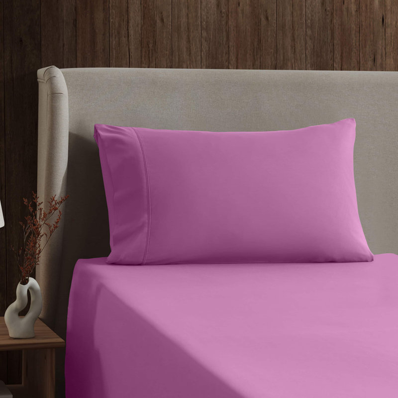 Luxury Collection Classic Smooth Thread Sheet Set, Sakura Blossom, Twin XL