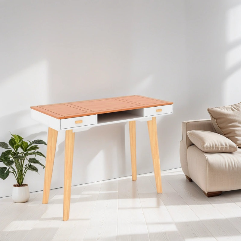 Bureau d'écriture rectangulaire avec cabinet Sidhan