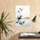 Art contemporain contemporain, minimaliste, bambou, nature