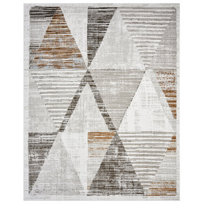 Bunnell Fractured Triangle Area Rug