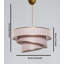 Lustre glamour avec capuchon en coton, 15,7 x 15,7 x 7,9 pouces | Hauteur totale: 28,3 pouces | Douille E27, 40 W maximum | Certifié CE | Parfait pour les décors scandinaves et champêtres | Élégant luminaire pour le salon, la salle à manger et le ve-608642805-608642810