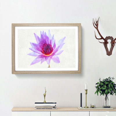 Water Lily - Picture Frame Painting Print
