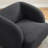 37Inch Upholstered Arm Chair With Wood Legs-1677107500